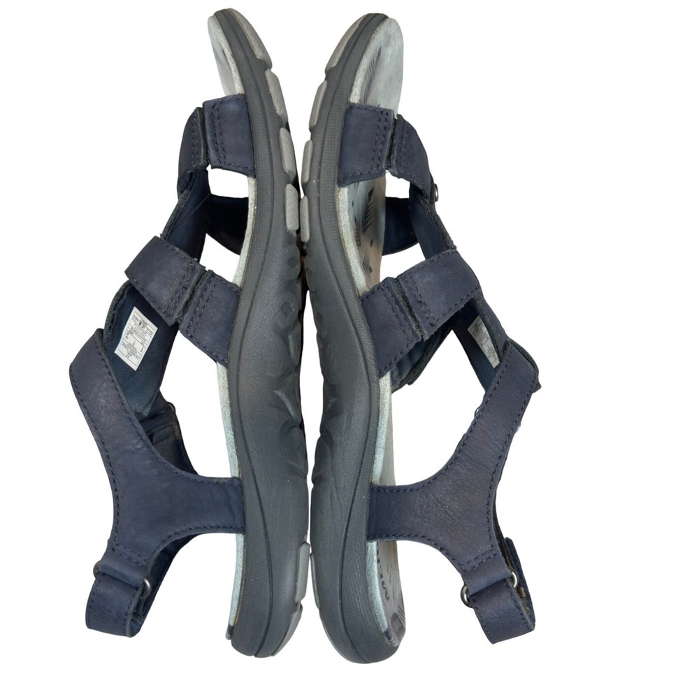 Merrell Adhera Strap Sandals Womens 9 Blue Leather Studded Backstrap Comfort - Picture 5 of 9